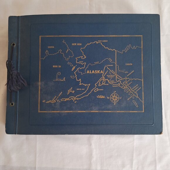Vintage 1940s-1950s Photo Album Petersburg AK Alaska High School Teacher - Picture 1 of 11